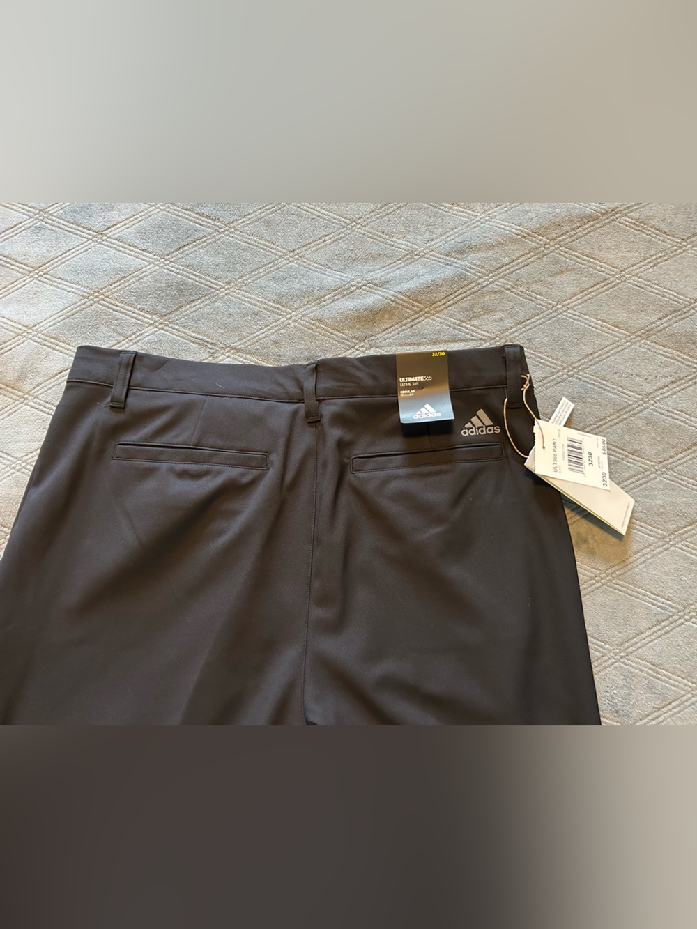 Men’s Adidas Golf Ultimate365 Pant, Black, 32 x 30 - Picture 4 of 4